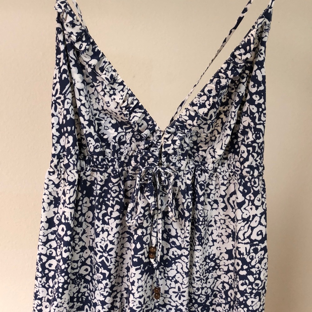 Joie silk blue & cream camisole - Picture 2 of 8
